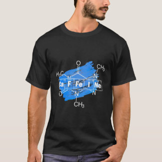 T-shirt Caféine Éléments Chimie Science Periodi