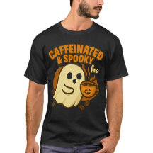 Caféiné et Fantôme de Café Halloween Effrayant