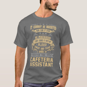 T-shirt Cafétéria Assistant Pour Toujours Le Titre Job Cad