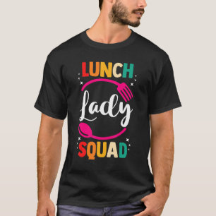 T-shirt Cafétéria de l'école Service des travailleurs Crew