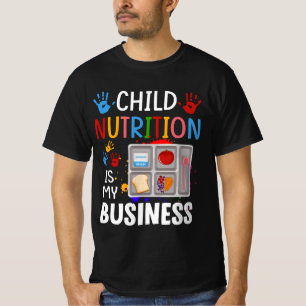 T-shirt Cafétéria de l'école Travailleuse Déjeuner Lady Fo