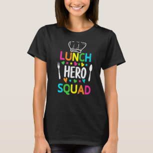 T-shirt Cafétéria de l'équipe de paniers-repas 1 ouvriers