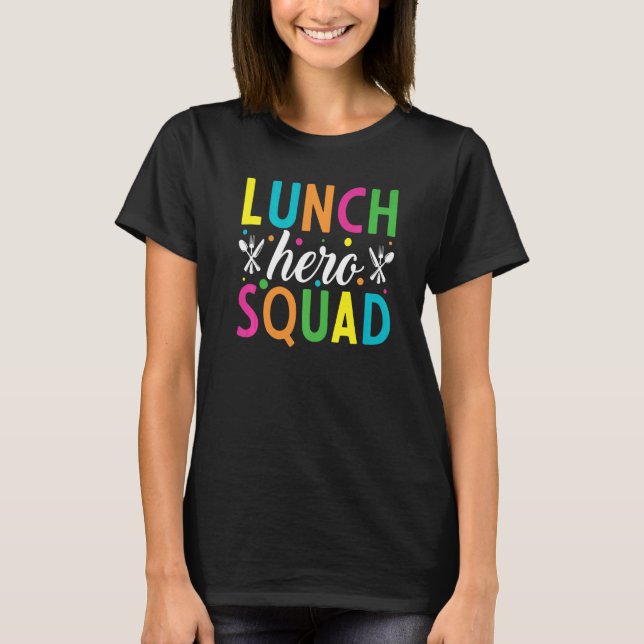 T-shirt Cafétéria de l'équipe de paniers-repas de l'école  (Devant)