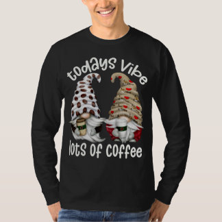 T-shirt Cafétéria Drôle Beaucoup De Gnomes De Café