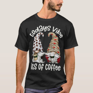 T-shirt Cafétéria Drôle Beaucoup De Gnomes De Café