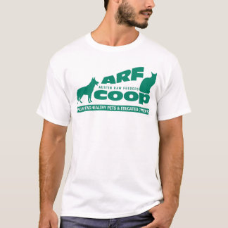 T-shirt Cage d'ARF : vert sur le blanc