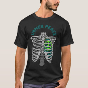 T-shirt Cage de côte de la Paix Mondiale Sign Self Love Hu
