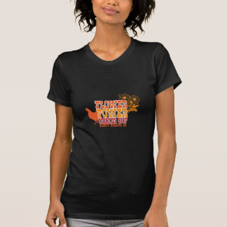 T-shirt Cage de poulet de flower power