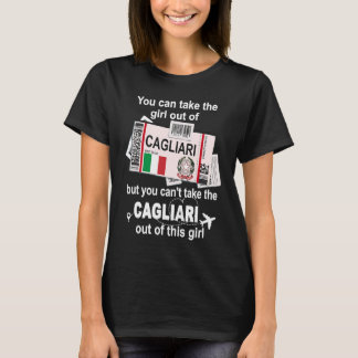 T-shirt Cagliari Boarding Pass Cagliari Girl Cagliari