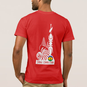 T-Shirt Cagou-Stil/Tribal-Verbindung
