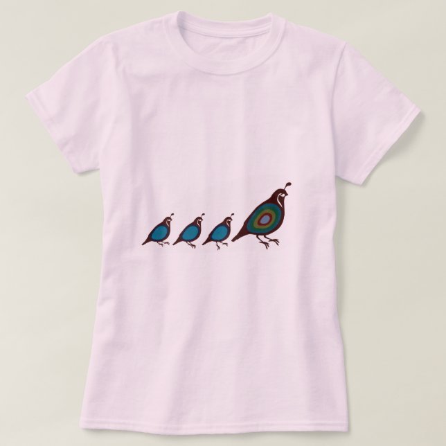 T-shirt Cailles (Design devant)