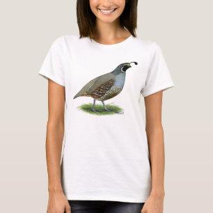 T-shirt Cailles de vallée de la Californie