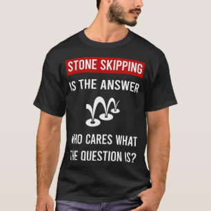 T-shirt Cailloux de ricochet Pierres Roches Galets de rico
