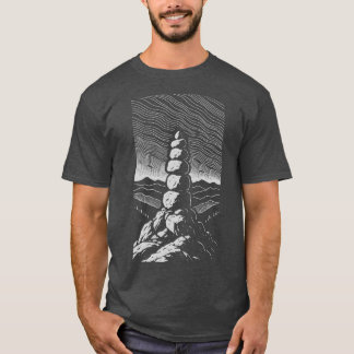 T-shirt Cairn de pierre extérieur