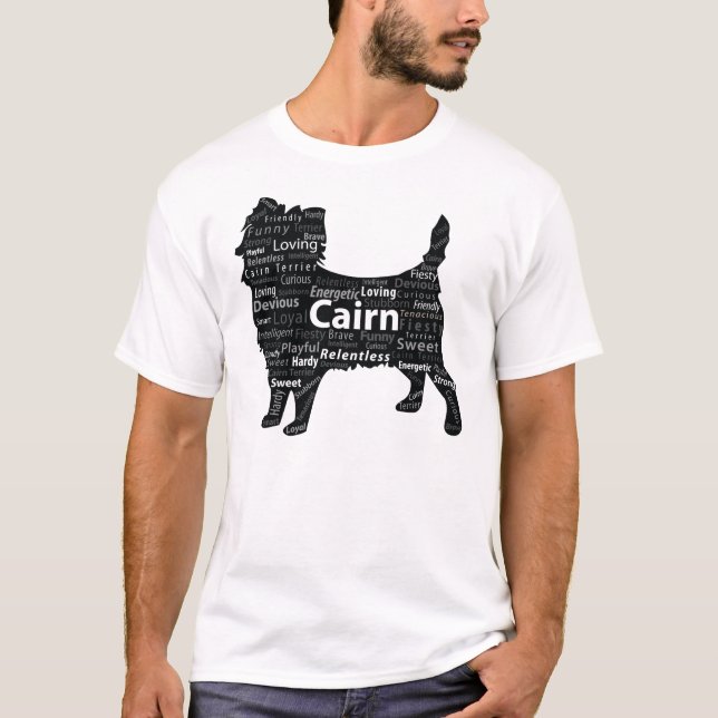 T-shirt Cairn (noir) (Devant)