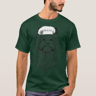 T-shirt Cairn Terrier Chien Cook Chef Cuisine drôle