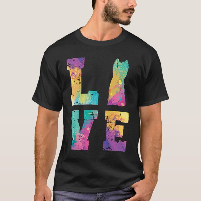 T-shirt Cairn Terrier Love (Devant)