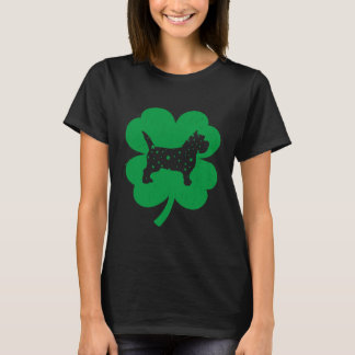 T-shirt Cairn Terrier Lover Irlandais Shamrock Leaf St Pat