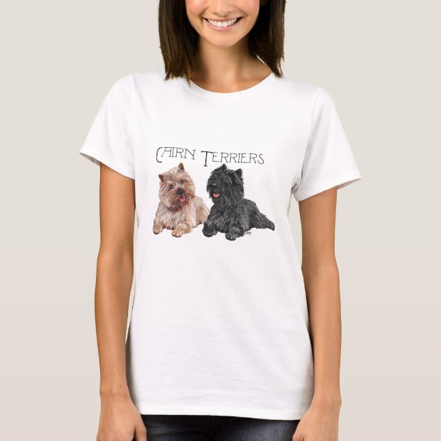 T-shirt Cairn Terriers (Devant)