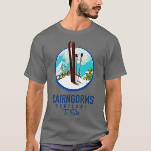 T-shirt Cairngors scotland à skier