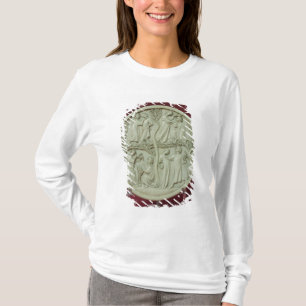 T-shirt Caisse de miroir dépeignant les scènes courtoise