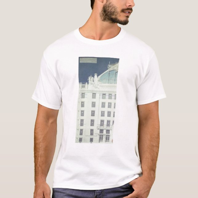 T-shirt Caisse d'épargne de bureau de poste, Vienne (Devant)