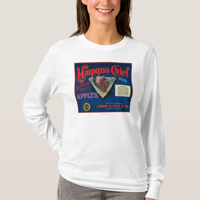 T-shirt Caisse en chef LabelSutherlin d'Umpqua Apple, OU (Devant)