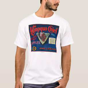 T-shirt Caisse en chef LabelSutherlin d'Umpqua Apple, OU