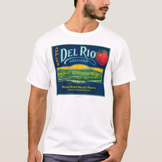 T-shirt Caisse LabelMedford de Del Rio Apple, OU (Devant)