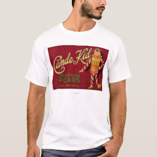 T-shirt Caisse LabelMedford de poire d'enfant de Cande, OU