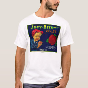 T-shirt Caisse LabelYakima, WA d'Apple de morsure de Jucy