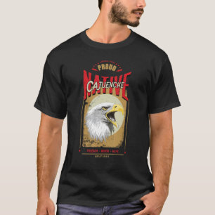 T-shirt Cajuenche Native American Eagle Spirit Vintage Hon