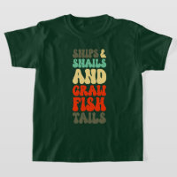 Cajun Boys Fabriqué De Neiges Escargots Crawfish T