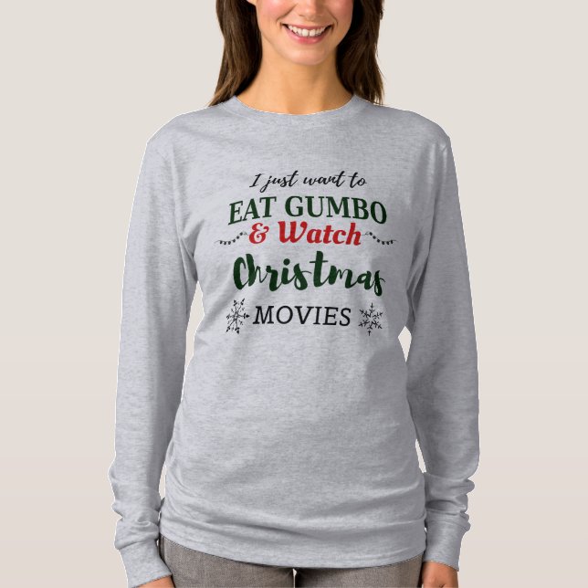 T-shirt Cajun Louisiane, le créateur de films de Noël (Devant)