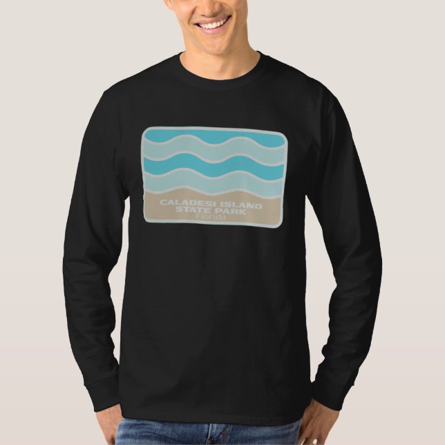 T-shirt Caladesi Island State Park Florida Retro FL Beach  (Devant)