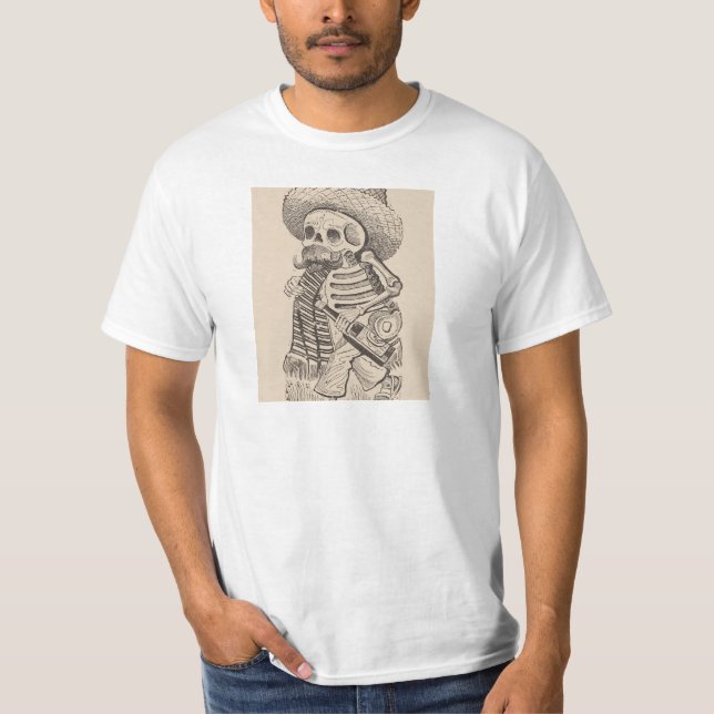 T-shirt Calavera De Francisco Madero Jose Guadalupe Posada (Devant)