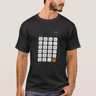 T-shirt Calculatrice mathématique J'aime Classe mathématiq