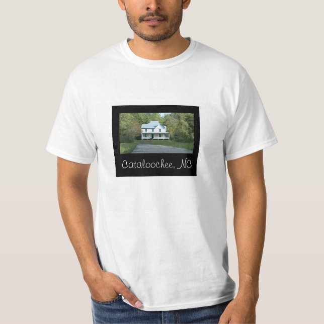 T-shirt Caldwell house, Cataloochee, NC (Devant)