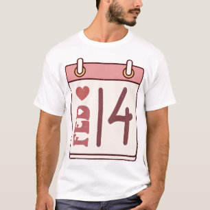 T-shirt Calendrier de la Saint-Valentin