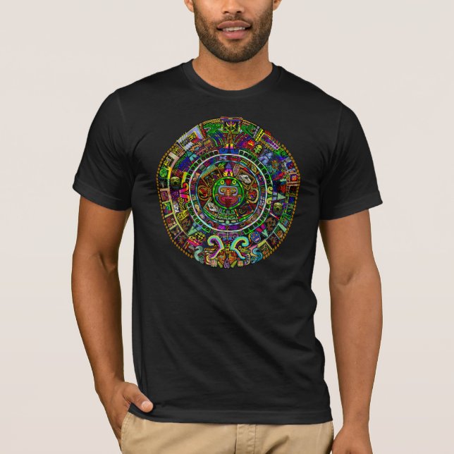 T-shirt Calendrier de Maya par Myztico (Devant)