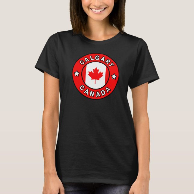 T-shirt Calgary Canada (Devant)