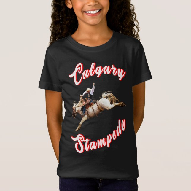 T-Shirt Calgary Heure Canada Juillet Riders Calgary Stampe (Devant)