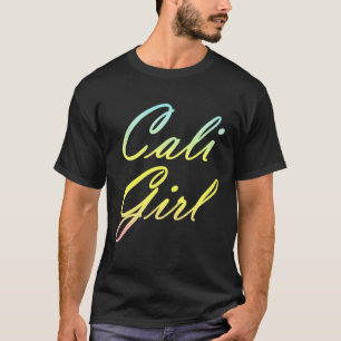 T-shirt Cali fille pour la Californie de la côte ouest