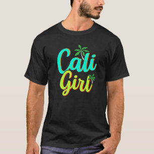 T-shirt Cali Girl Usa State America Travel California Cal