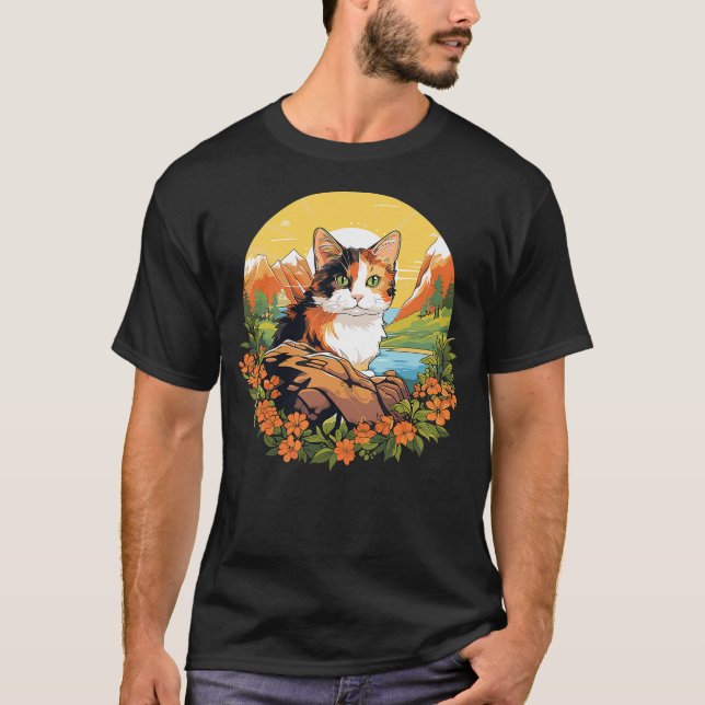 T-shirt Calico Cats Calico Cat (Devant)
