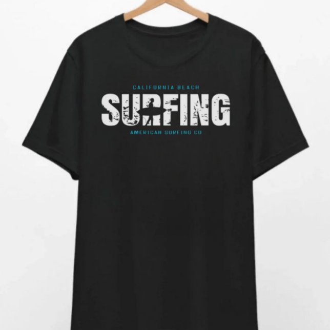 T-shirt California Beach Surfing (Créateur téléchargé)