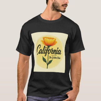 T - Shirt California Der Goldene Staat
