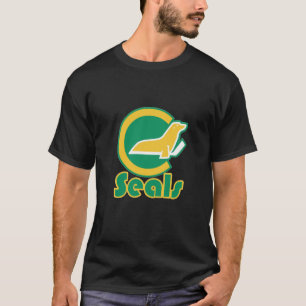 T-shirt California Golden Seals Hockey NHL Logo Vintage