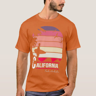 T-shirt California les années 70 Summer Surf Beach Design