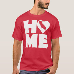 T-shirt California Maison Heart State Tees